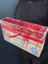 Crystal Box 5 красных роз