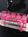 Crystal Box 5 розовых роз